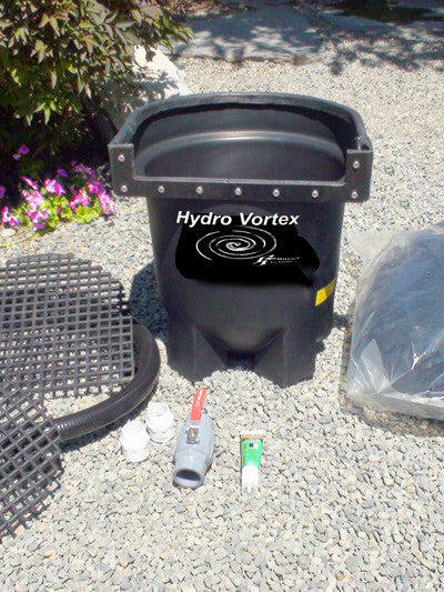 Ahi Hydro Vortex filter has two options of backwashing