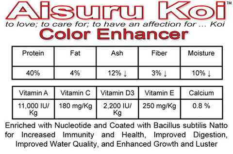 Aisuru Koi™ Color Enhancer Koi Food
