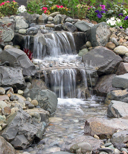 Ahi Series small pondless waterfall with 5 ft. stream kit