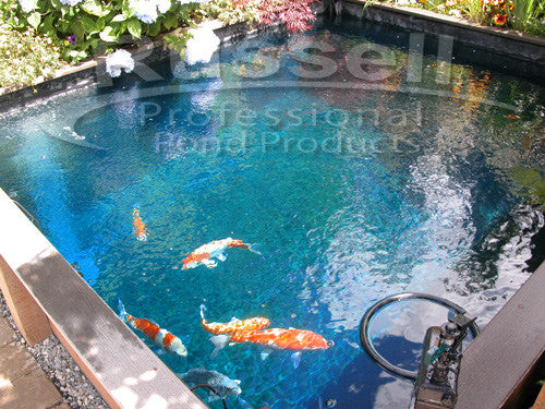 Hydro Shade in a koi pond