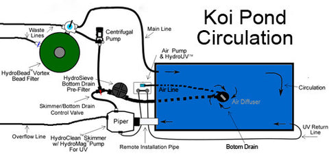 How to build a koi pond diagram