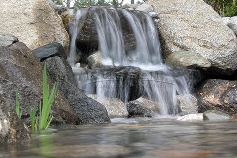 Ultimate pondless waterfall and pool is easy to install and easy to clean