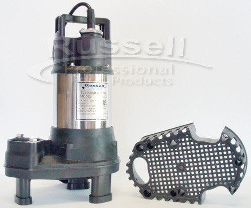 RW-2800 submersible pond and waterfall pump with removable fishguard for solids passing capabilities