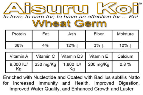Aisuru Koi™ Wheat Germ Koi Food