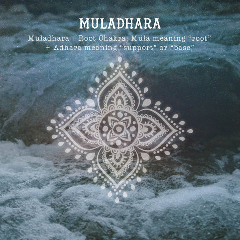 Muladhara: root chakra, Honey & Sage Co. 