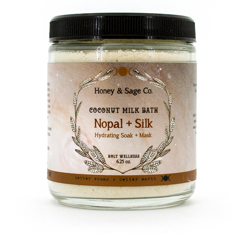 Honey & Sage Co. Coconut Milk Bath: Nopal & Silk