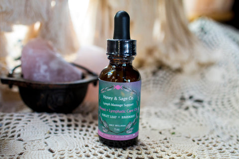 Breast + Lymphatic Oil: Violet + Rosemary