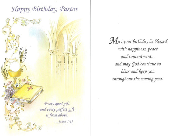 Birthday Card - Pastor – National Shrine of St. Dymphna
