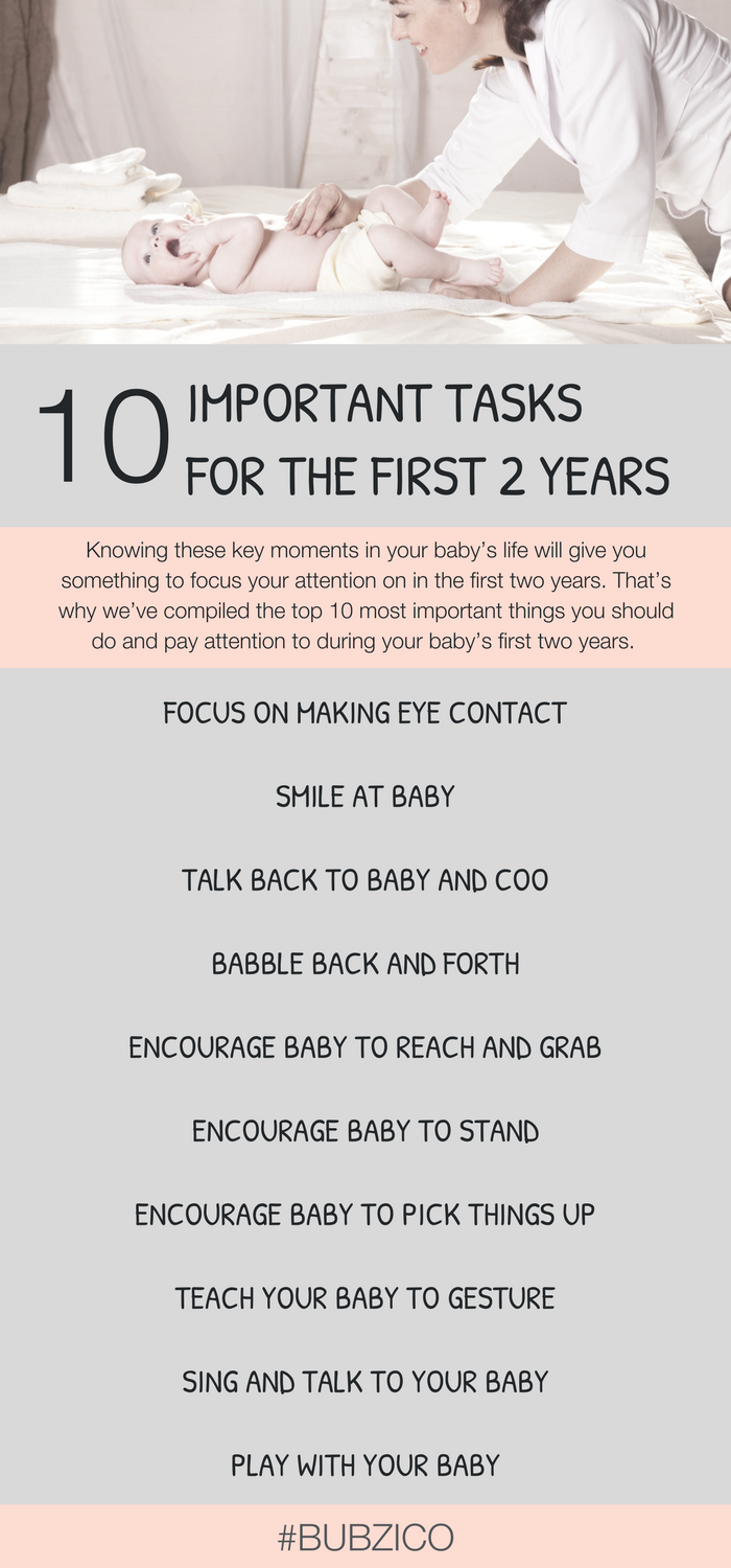 The thrill of seeing them hold up their little head or crawl for the first time is both exciting & heartwarming. But these developments are not just photo ops or heartwarming memories, they’re also important tasks in your baby’s overall development. Click to learn newborn #parenting advice for new moms you should pay attention to during your baby’s first two years from #BubziCo blog. #BabyHealth Care #BabyTips #NewbornCare #NewMomAdvice #NewMommy #NewMomAdvice #BabyMilestones #BabyDevelopment