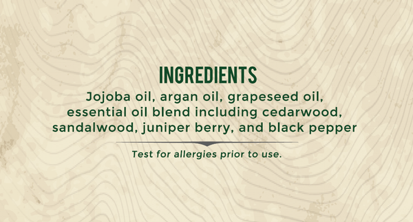 Northern Fir Beard Oil Ingredients