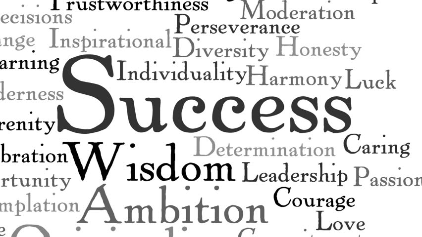 Success Wisdom Ambition Courage