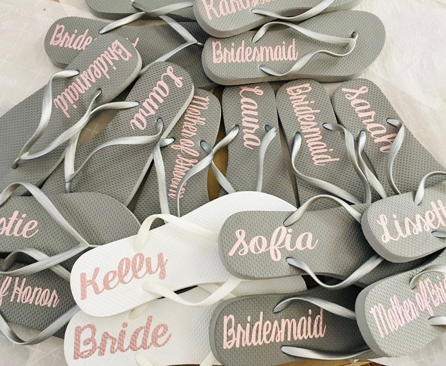 Personalized Silver Bridesmaid Flip 