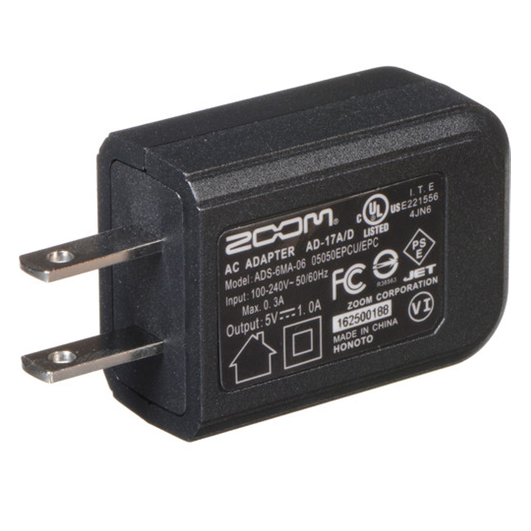 Afname vasteland auteur Zoom AD-17 USB AC 5V Adapter for F1, F6, H1, H1n, H2n, H5 and H6 Power – JG  Superstore