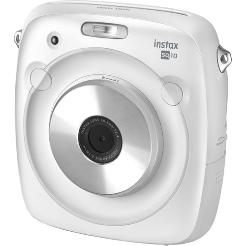 Ik heb een contract gemaakt Doorlaatbaarheid vochtigheid Fujifilm Instax Square SQ10 Hybrid Instant Camera White – JG Superstore