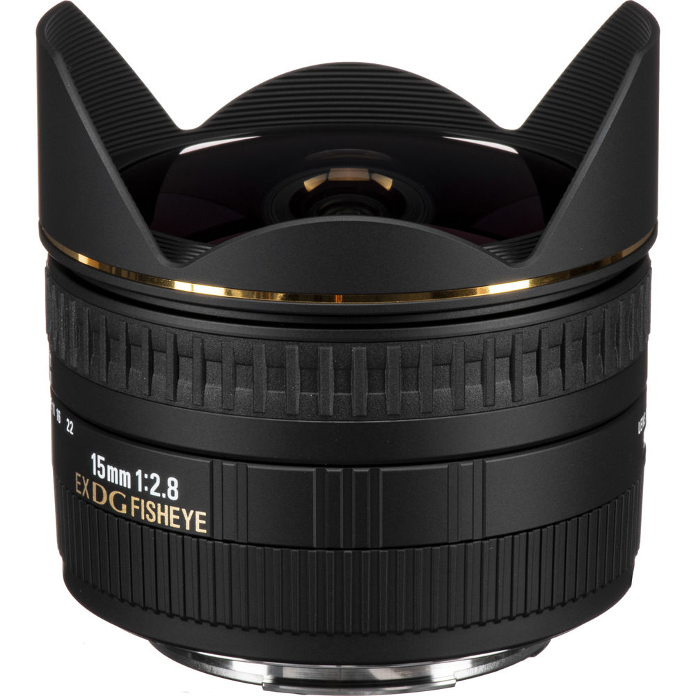 Sigma 15mm f/2.8 Full-Frame Format EX DG Diagonal Fisheye Lens for