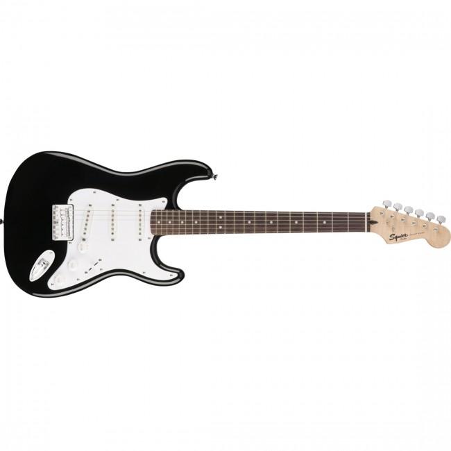 black and white squier strat