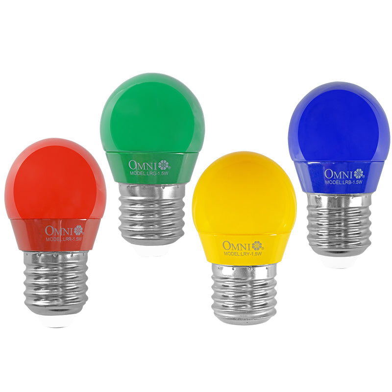 donker hack Stadscentrum OMNI LED Lite LR 1.5W 220V Mini Colored Light Bulb E27 for Home Lighti – JG  Superstore