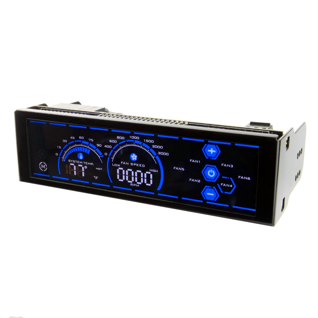 Alseye A-100L 6 Channels Fan Controller with 5.25Inches LCD – JG Superstore