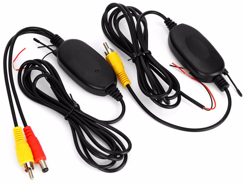 Pupug Wireless RCA Video Transmitter & Receiver Kit for Car Rear View Camera 