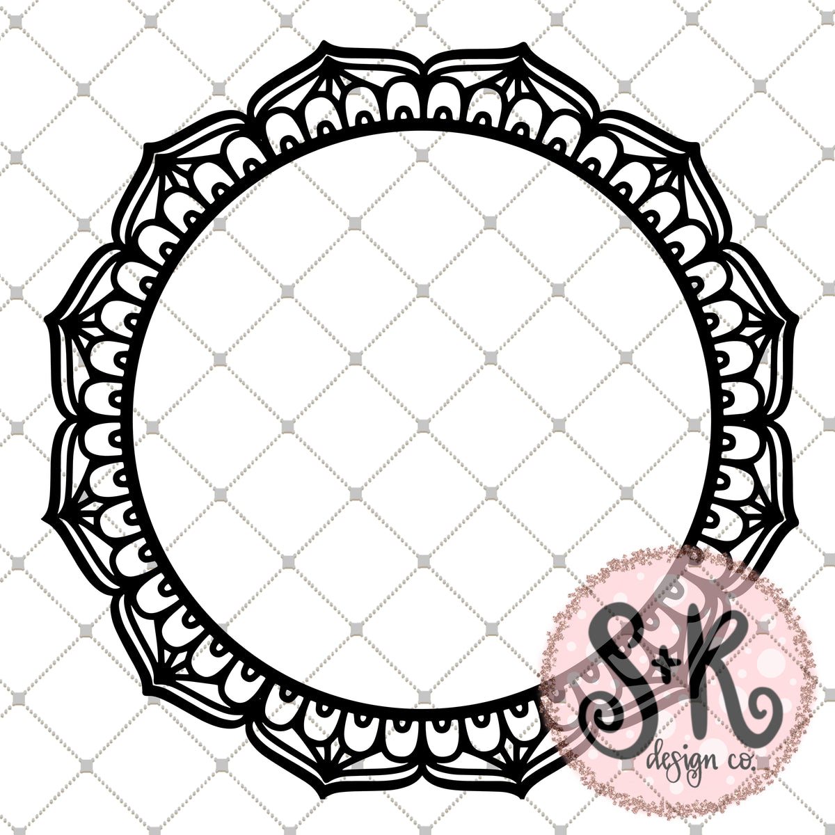 Mandala SVG DXF PNG (2019) - Scout and Rose Design Co