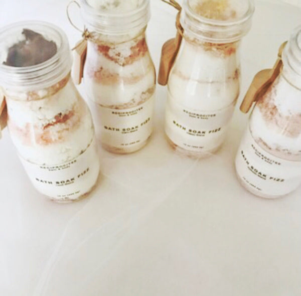 Pink Himalayan Salt Bath Soak Fizz