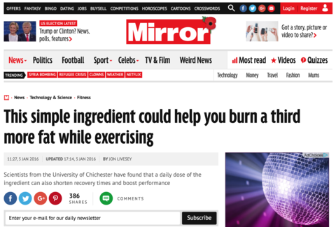 This simple ingredient could help you burn a third more fat while exercising