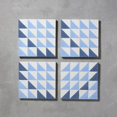 Blue Majadas Tile Tiles - Handmade