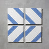Blue Salon Tile Tiles - Handmade