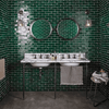 Green Bejmat Tile per SQM Tiles - Glazed