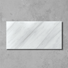 60x30cm White herringbone honed marble Tile Tiles – Marble