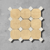 Raw White Octagon Zellige Tile - 4 SQM Lots Tiles - Handmade Terracotta