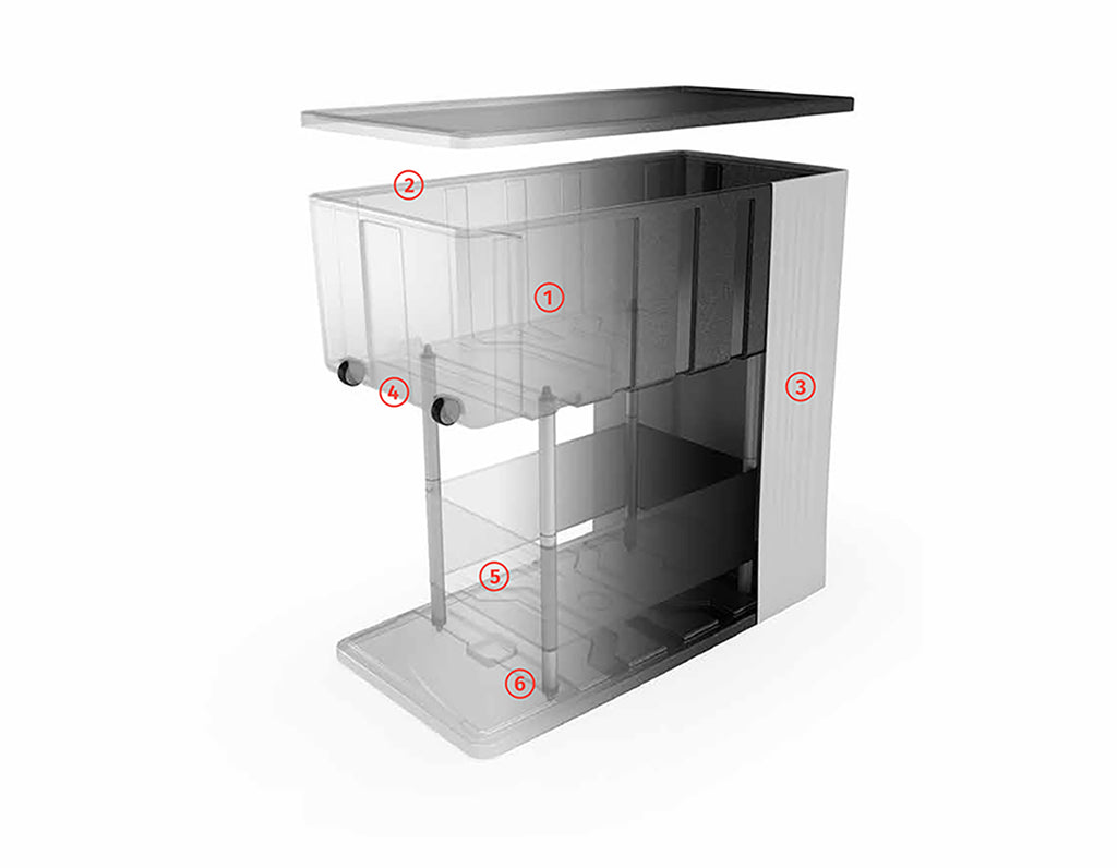 case to counter system for trade shows and events