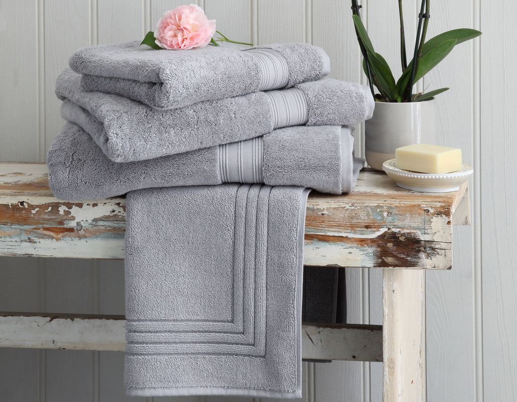 Grey Small Hand Guest Sport Gym Towels 30 x 85cm 100% Cotton