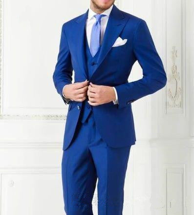 business blue suit