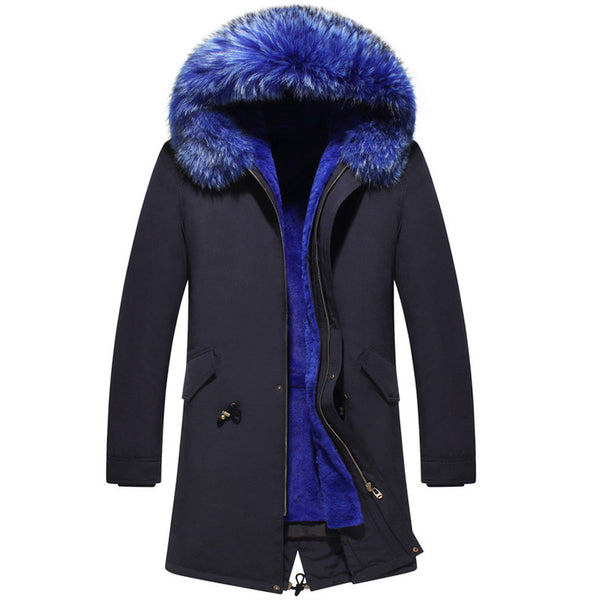 mens winter parka with fur hood