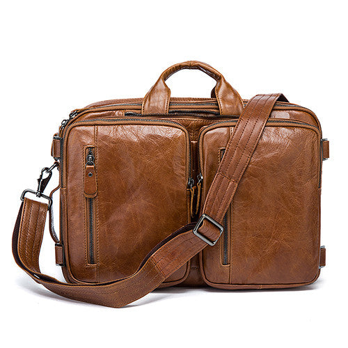 leather business laptop bag