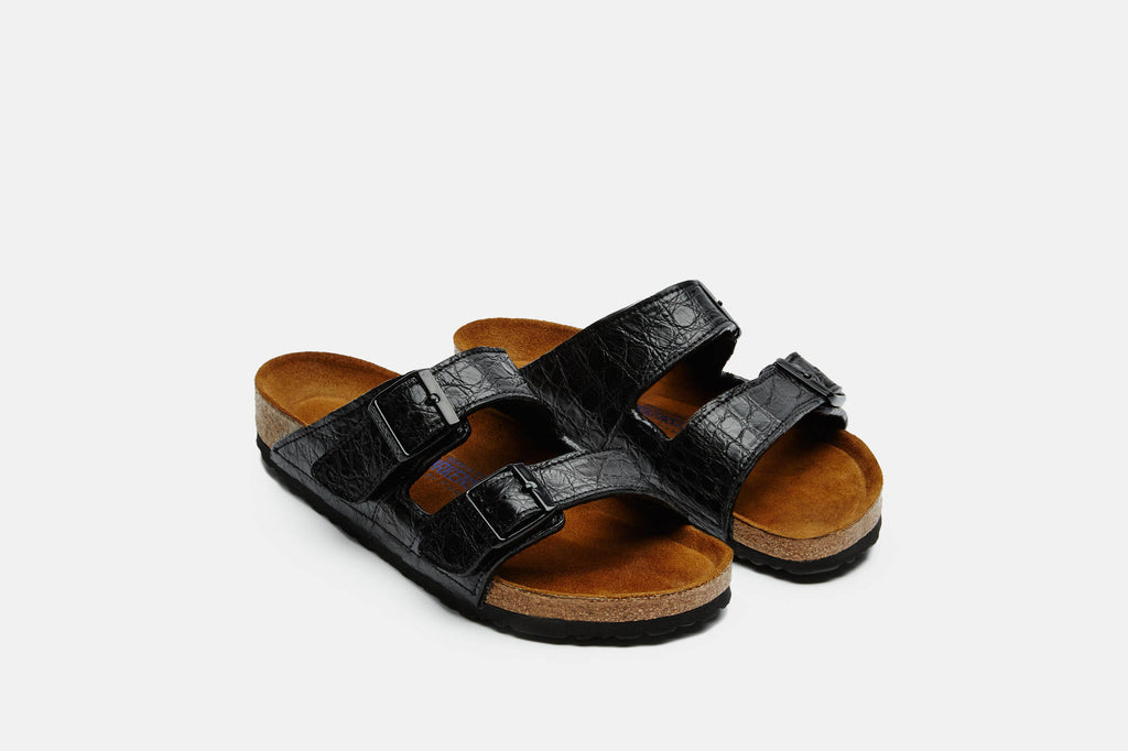 birkenstock arizona crocodile