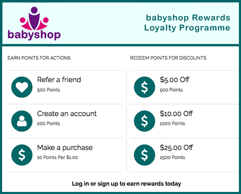 babyshop rewards - loyalty programme