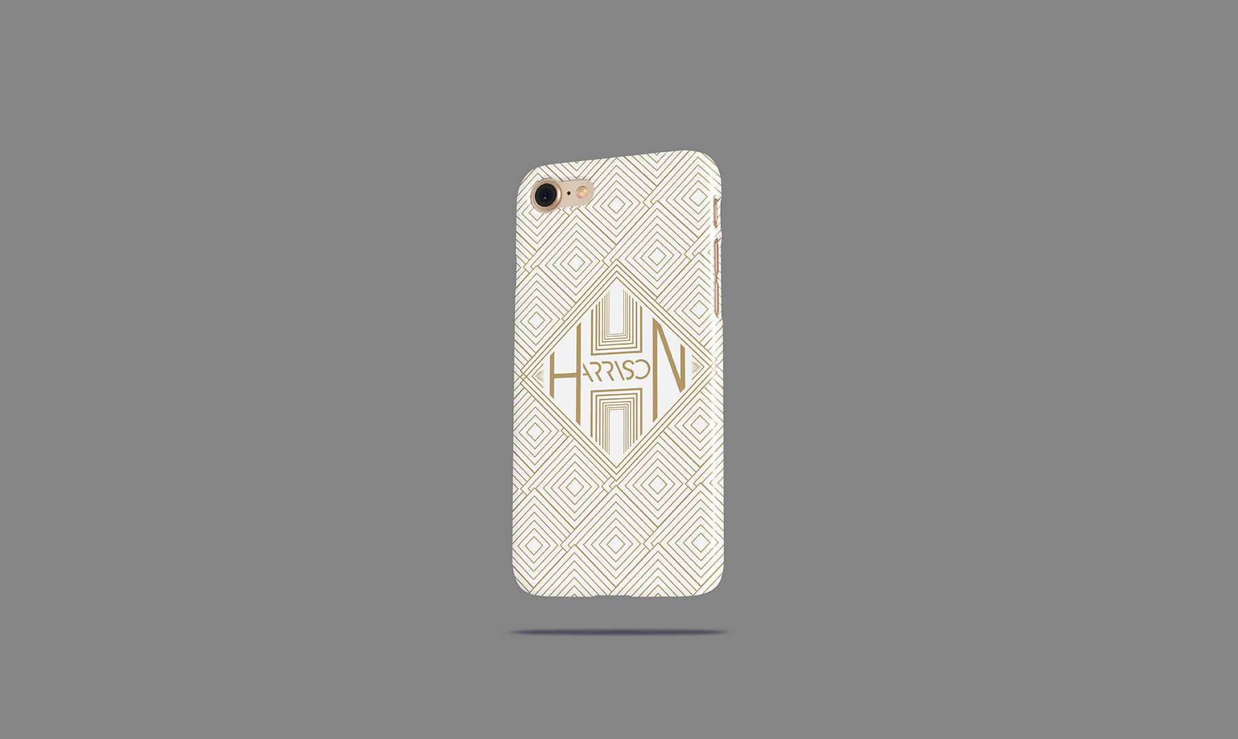 Harrison branding iphone by Gibran Hamdan