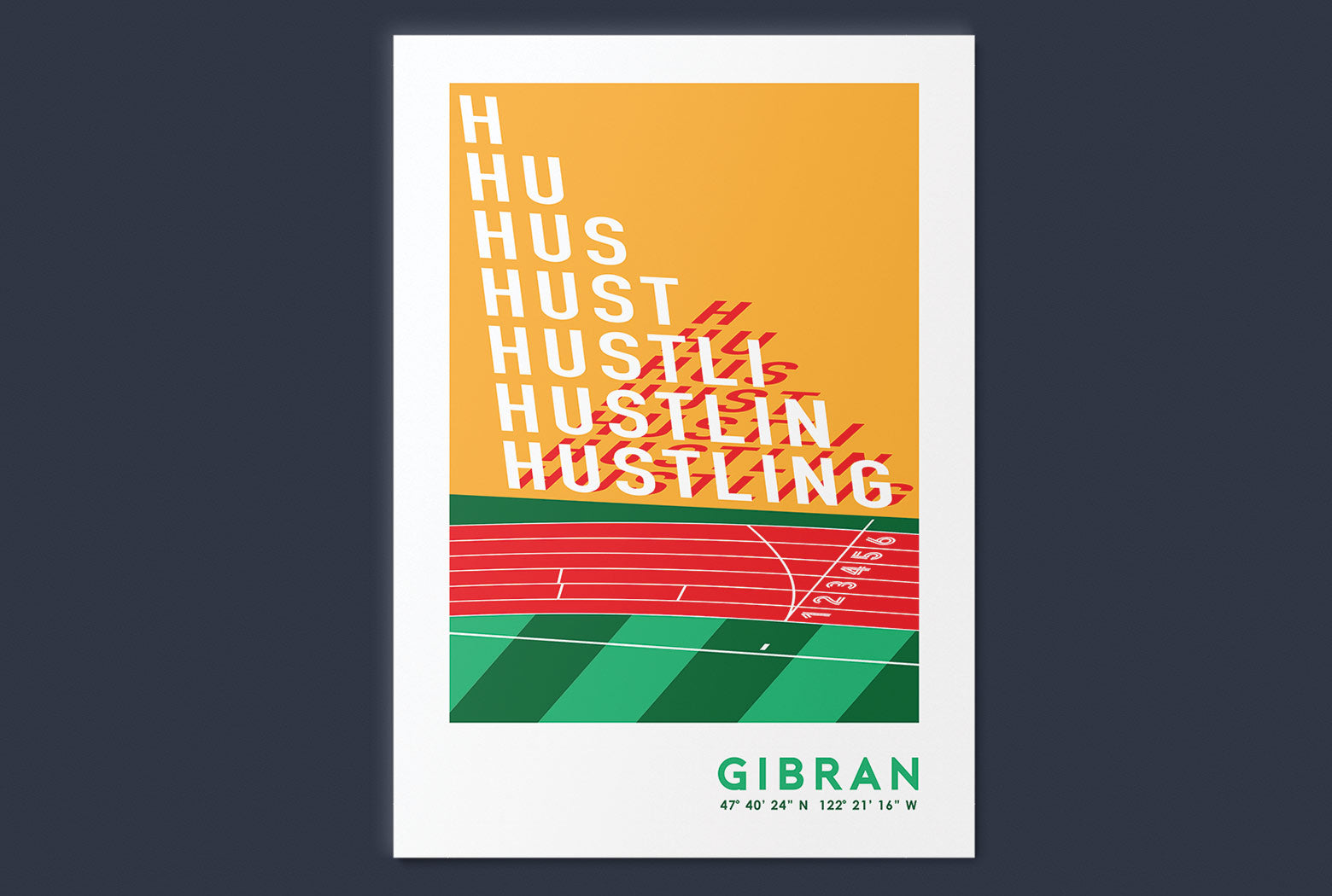 Hustling Art print by Gibran Hamdan