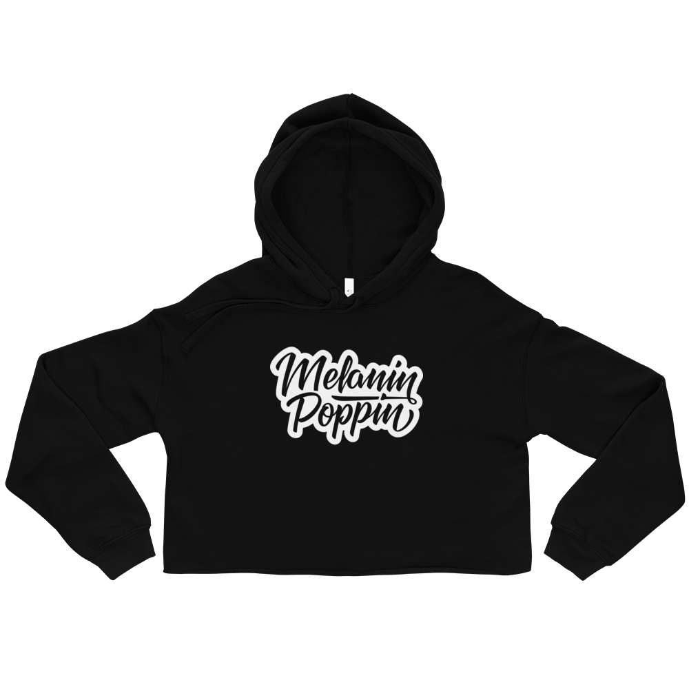 melanin crop hoodie