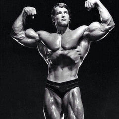 Arnold Schwarzenegger famous stomach vacuum pose