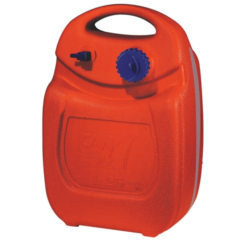 CAN OVAL PLASTIC OUTBOARD FUEL TANK 12L - Jeckells Chandlery Oulton Broad