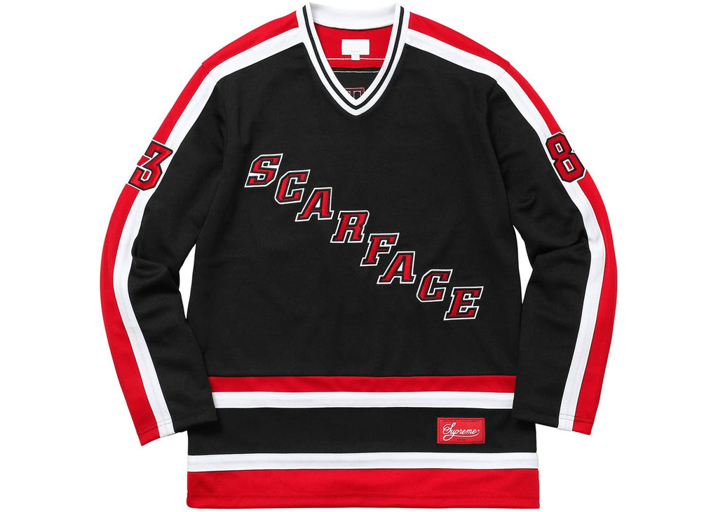 supreme scarface hockey jersey