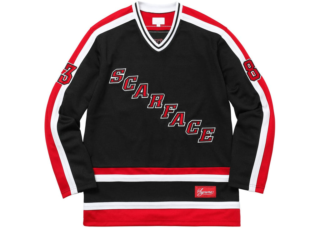 Supreme Scarface Hockey Jersey Black 