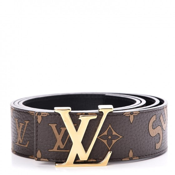 black supreme lv belt