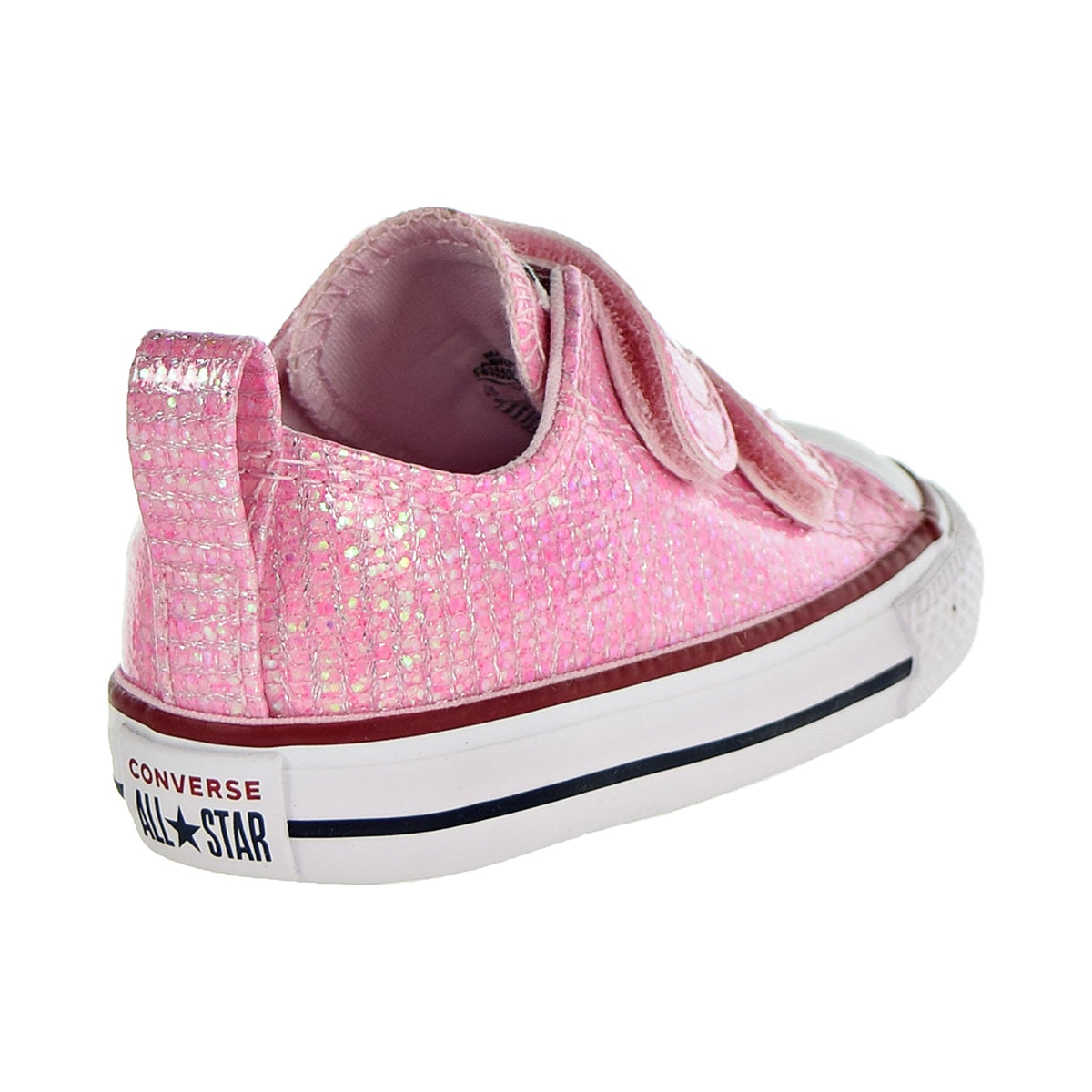 Chuck Taylor All Star 2V Ox Toddler's Shoes Pink Foam/Enamel – Sports Plaza NY