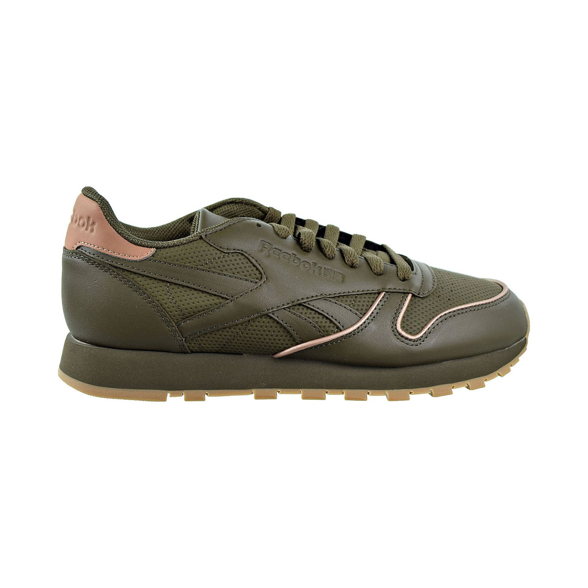 Classic Leather Men's Shoes Army Green/Rose – Plaza NY