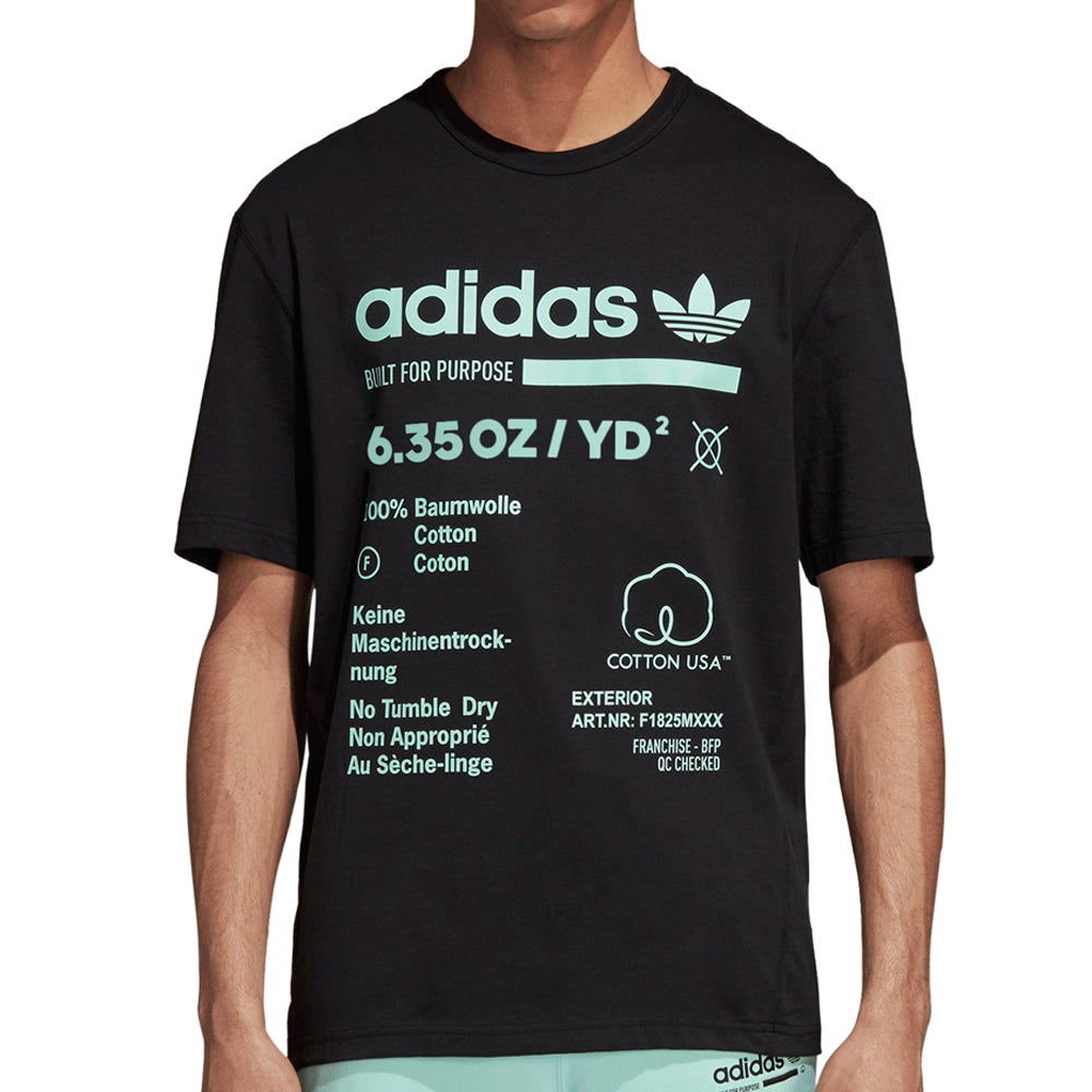 deletrear Inolvidable crear Adidas Originals Kaval Men's Athletic Casual T-Shirt Black/Clear Mint –  Sports Plaza NY