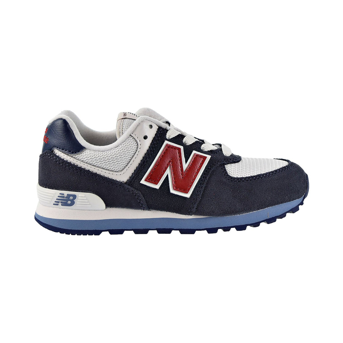 New Balance 574 Kids' Shoes White/Blue – Sports Plaza NY